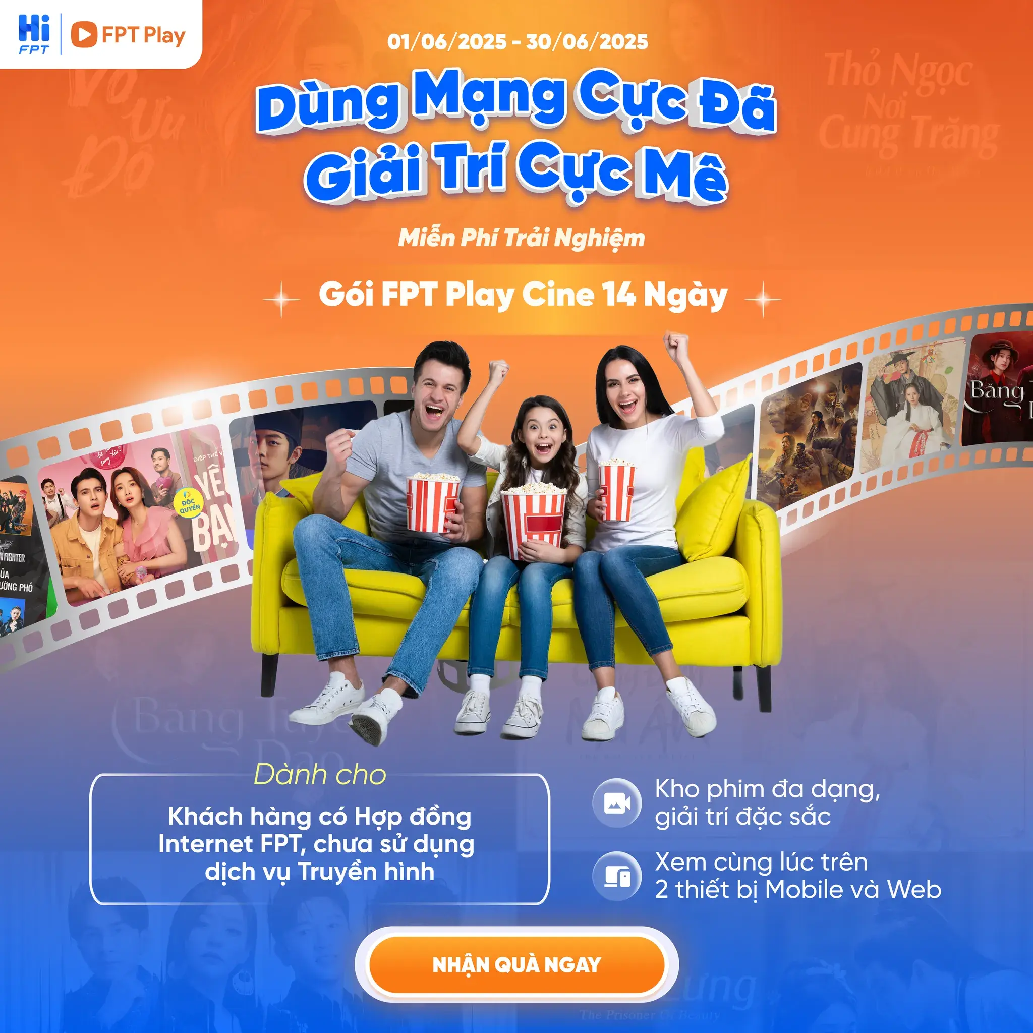 Chương trình khuyến mãi tại FPT Play Đồng Nai